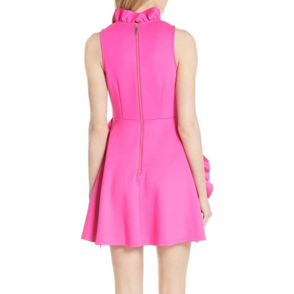 Ted Baker London Jannett Laser Cut Ruffle Dress - Picture 3 of 8